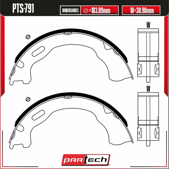partech-zapatas-traseras-lincoln-aviator-2003-2005-aviator-v8-4-6l-0 partech-zapatas-traseras-lincoln-aviator-2003-2005-aviator-v8-4-6l-0