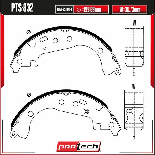 partech-zapatas-traseras-scion-xb-2004-2006-xb-l4-1-5l-0 partech-zapatas-traseras-scion-xb-2004-2006-xb-l4-1-5l-0