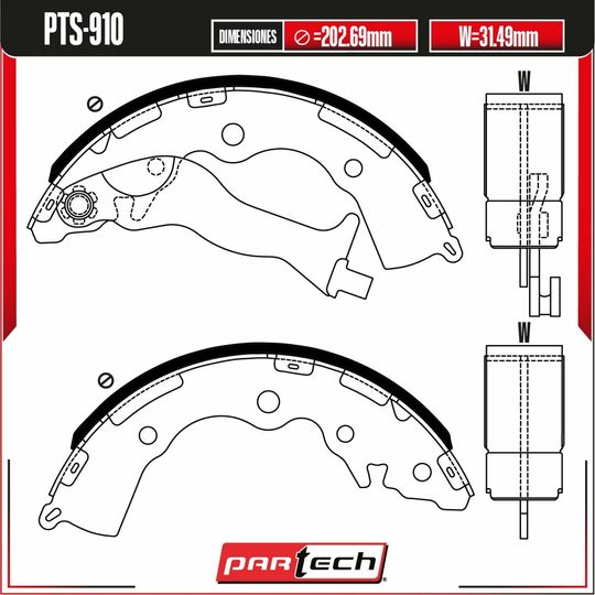 partech-zapatas-traseras-kia-rio-2006-2011-rio-l4-1-6l-0