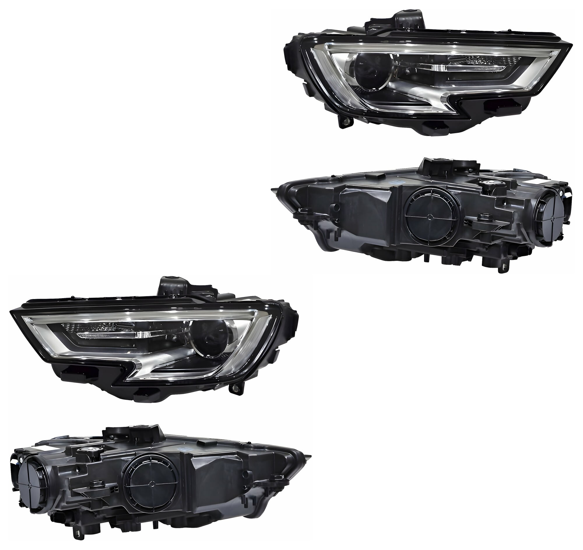 Par De Faros Con Leds Con Motor