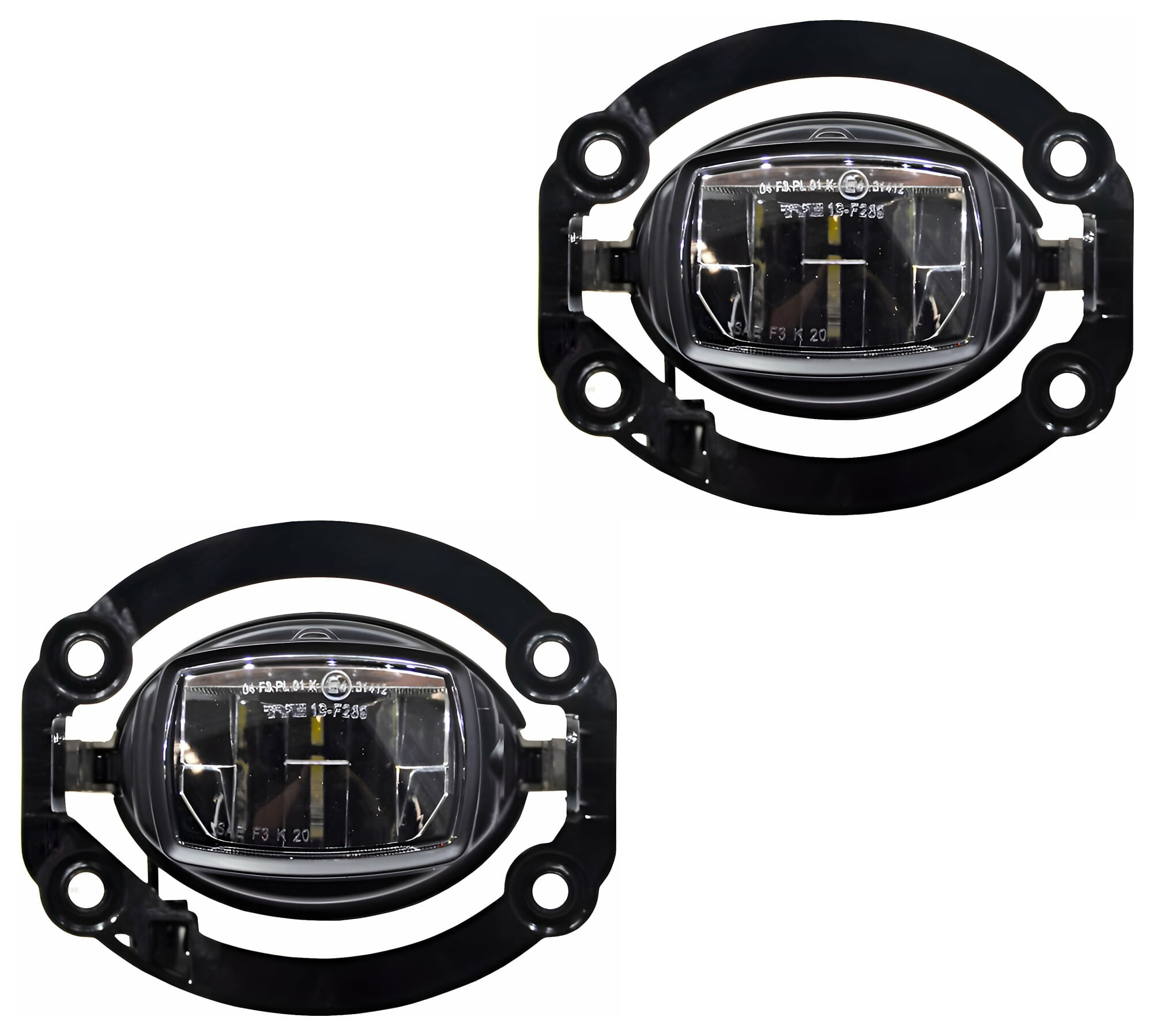 Par De Faros Para Niebla Con Base Led