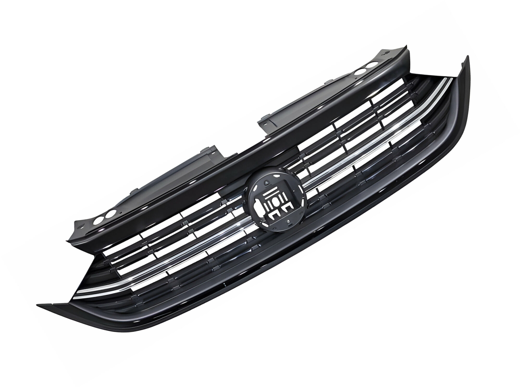 Parrilla Filo Negro C/Mold Crom S/Hoyo P/Sensor