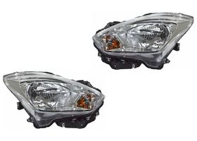 Par De Faros Fondo Cromado