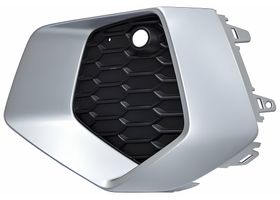 Rejilla Defensa Delantera S/Hoyo P/Faro Niebla Filo Plateado Lado Conductor