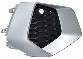 Rejilla Defensa Delantera S/Hoyo P/Faro Niebla Filo Plateado Lado Pasajero