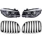 depo-tong-yang-kit-de-faros-para-foco-xenon-sin-foco-con-motor-con-leds-y-parrilla-negra-filo-cromado-4-piezas-bmw-x1-2013-2015-x1-0
