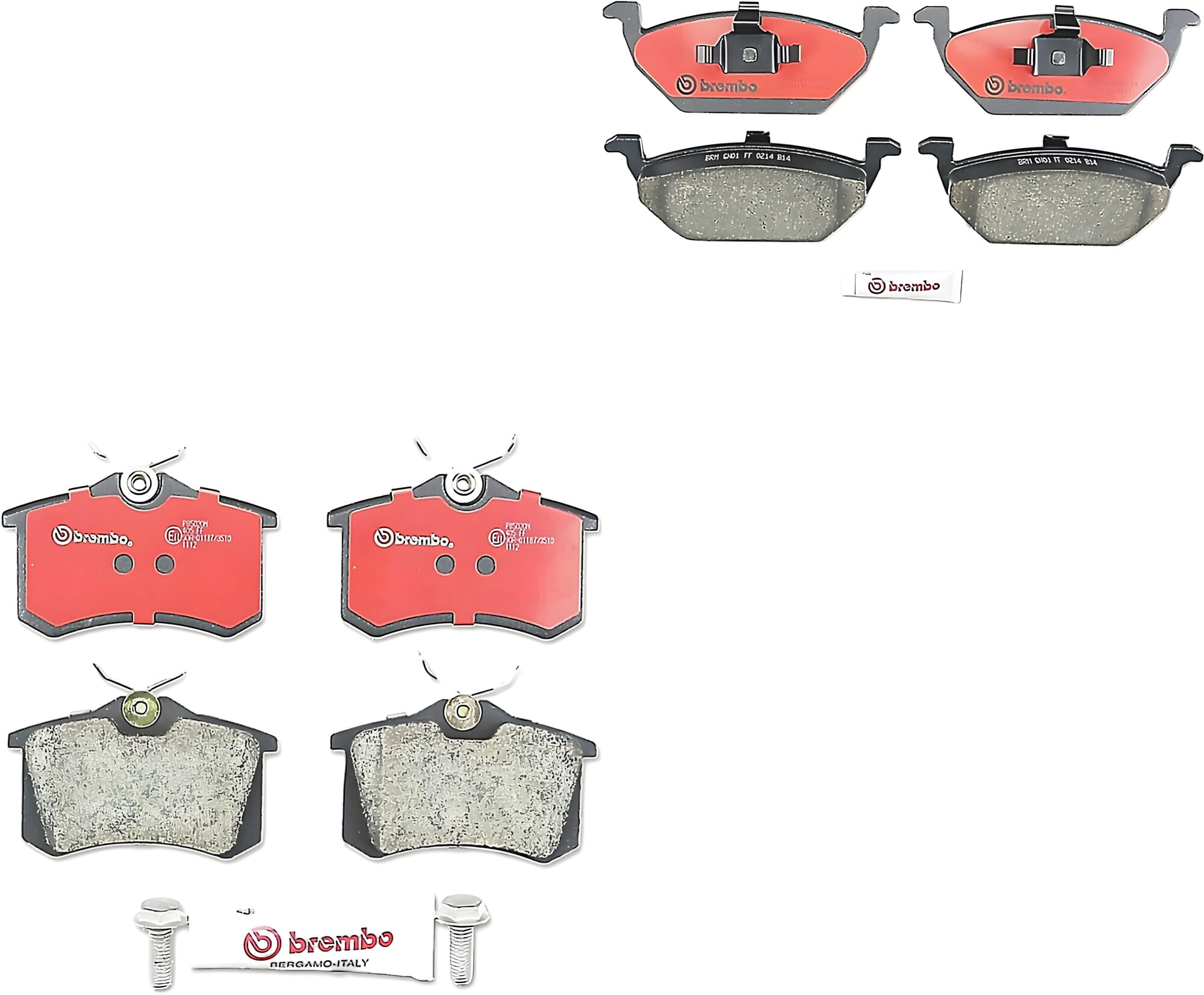 Kit De Balatas Bajos Metales Delanteras y Traseras