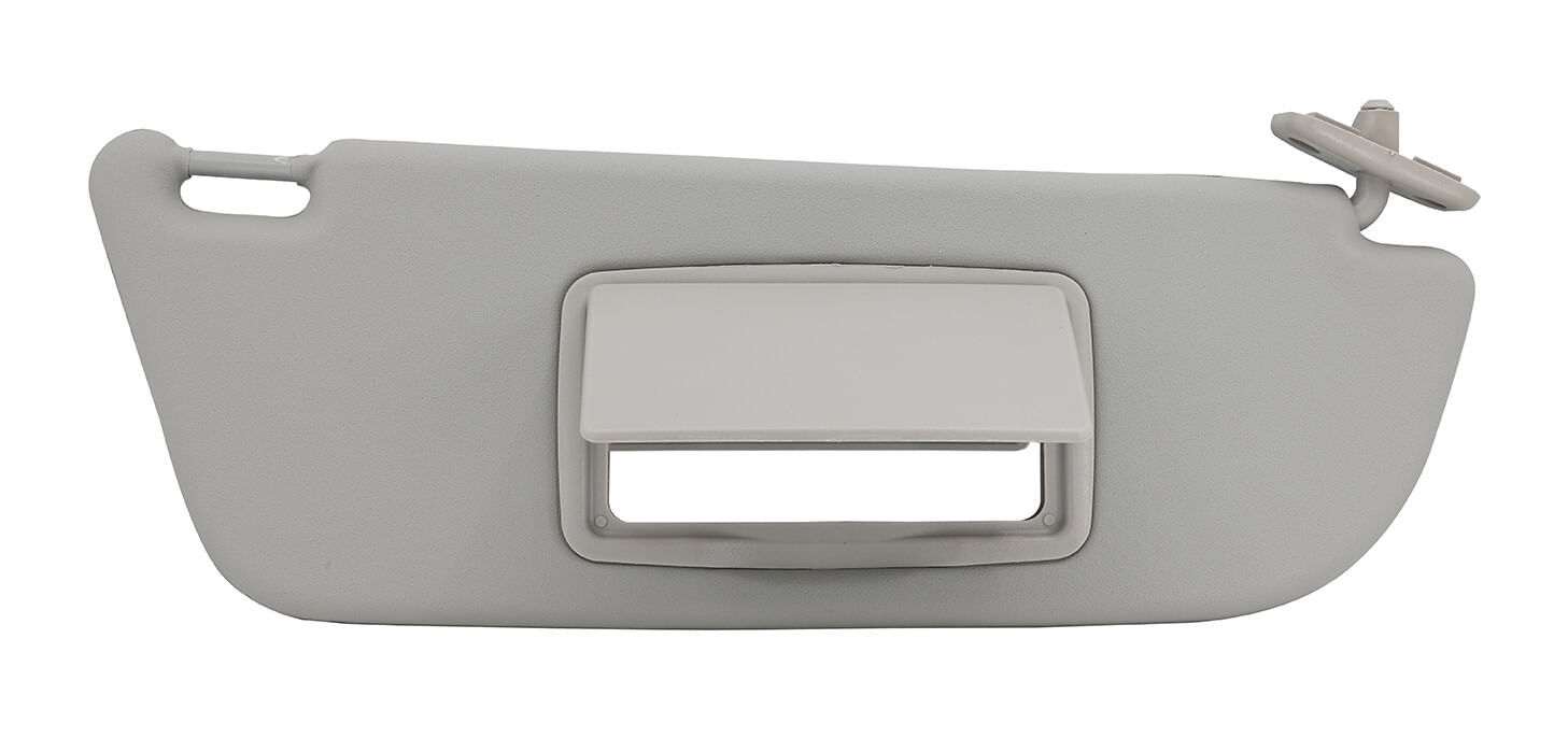 Visera Gris Clara Con Espejo Lado Pasajero