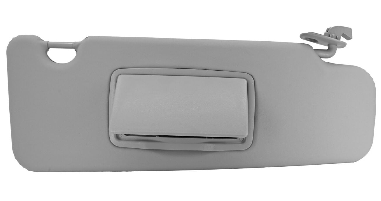 Visera Gris Clara Con Espejo Lado Pasajero