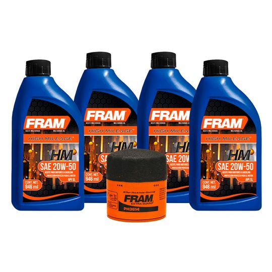 fram-kit-de-aceite-mineral-20w50-filtro-para-aceite-mineral-5-piezas-ford-fiesta-2011-2019-fiesta-l4-1-6l-l3-1-0l-0 fram-kit-de-aceite-mineral-20w50-filtro-para-aceite-mineral-5-piezas-ford-fiesta-2011-2019-fiesta-l4-1-6l-l3-1-0l-0
