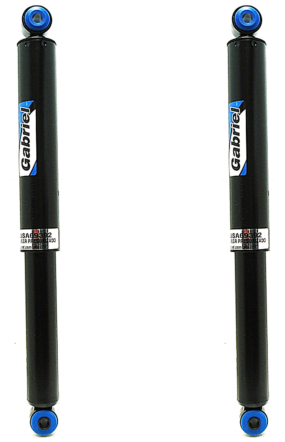 Par De Amortiguadores Gas Traseros Ultra Chromium 4WD, RWD