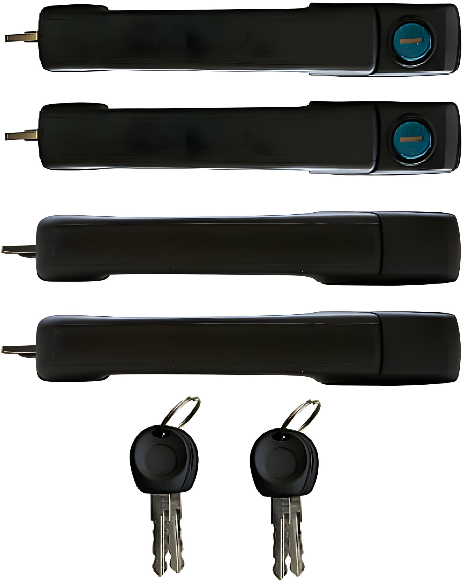 Kit De Manijas De Puertas Exteriores Delanteras Y Traseras Con Llave , Sin Llave