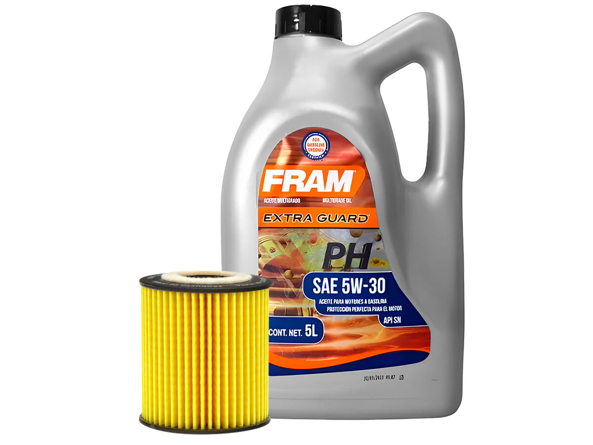 Kit De Aceite Mineral 5W30, Filtro Para Aceite Mineral (2 Piezas)