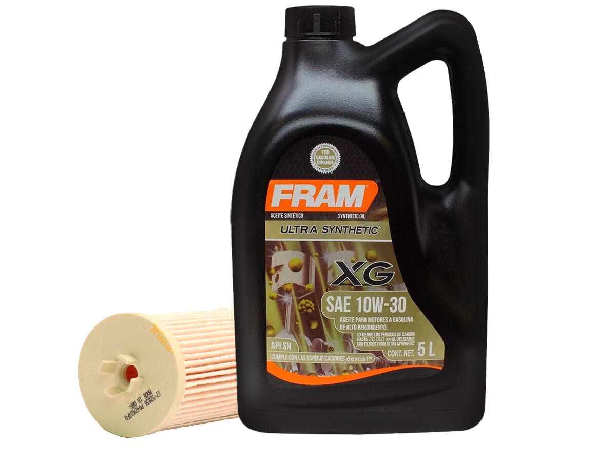 Kit De Aceite Sintético 10W30, Filtro Para Aceite Sintético (2 Piezas)