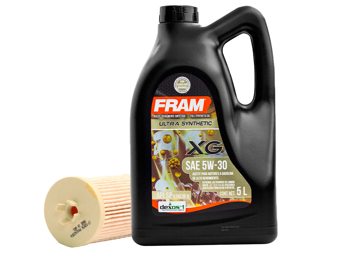 Kit De Aceite Sintético 5W30, Filtro Para Aceite Sintético (2 Piezas)