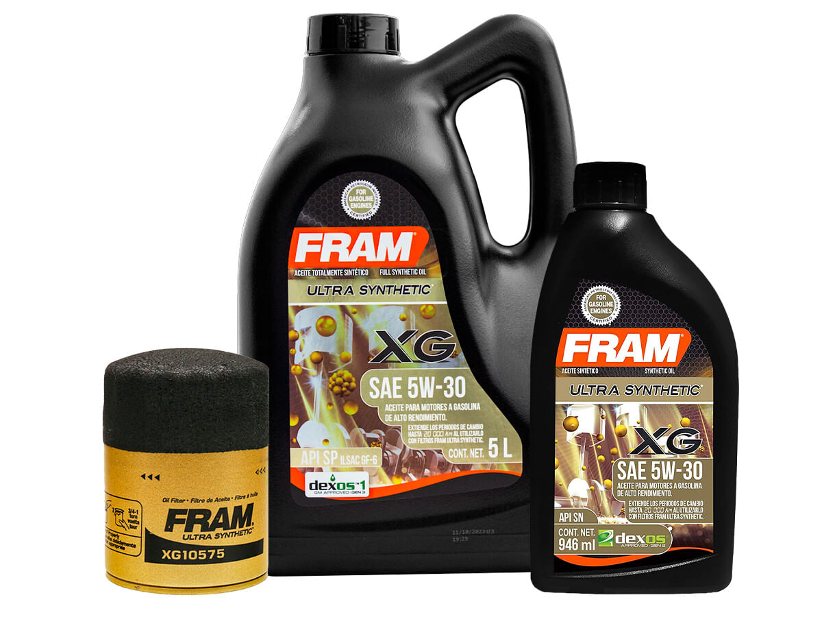 Kit De Aceite Sintético 5W30, Filtro Para Aceite Sintético (3 Piezas)