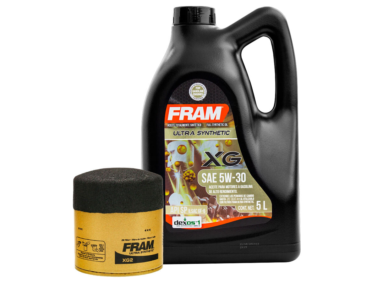Kit De Aceite Sintético 5W30, Filtro Para Aceite Sintético (2 Piezas)