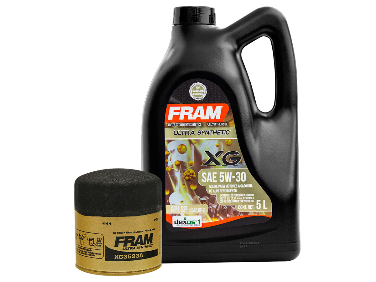 Kit De Aceite Sintético 5W30, Filtro Para Aceite Sintético (2 Piezas)