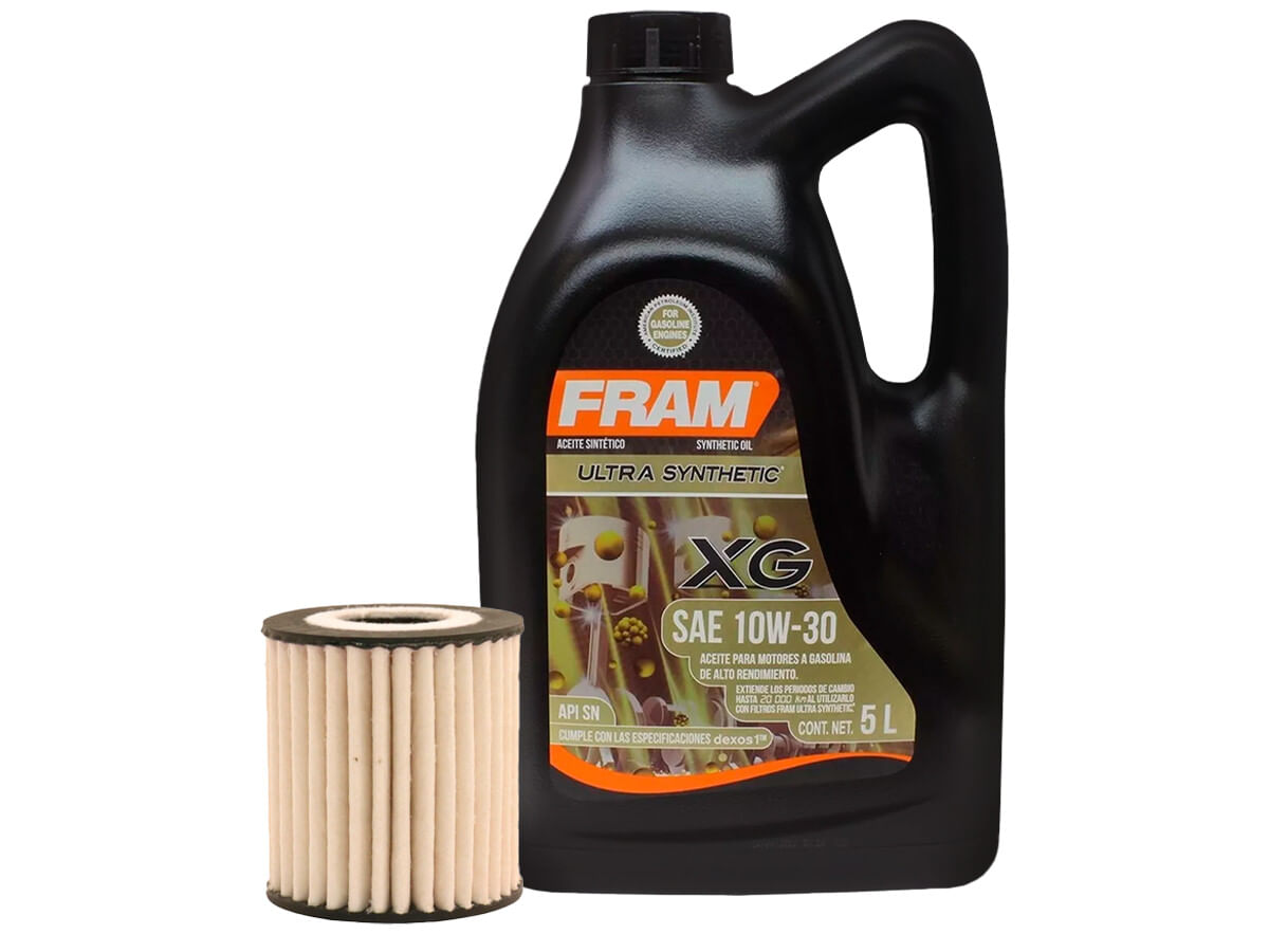 Kit De Aceite Sintético 10W30, Filtro Para Aceite Sintético (2 Piezas)