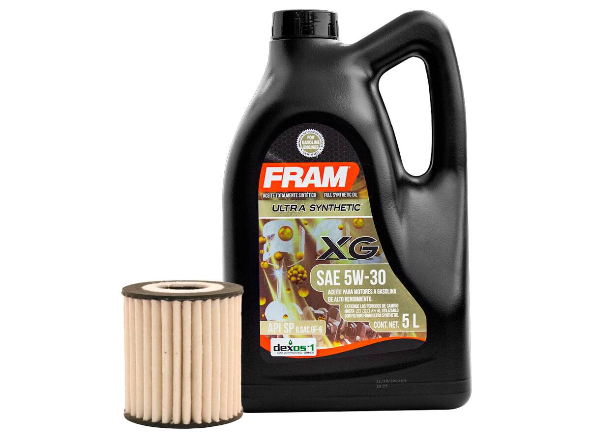 Kit De Aceite Sintético 5W30, Filtro Para Aceite Sintético (2 Piezas)