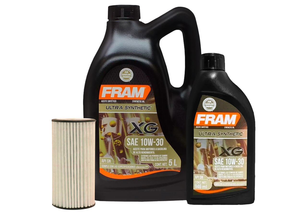 Kit De Aceite Sintético 10W30, Filtro Para Aceite Sintético (3 Piezas)