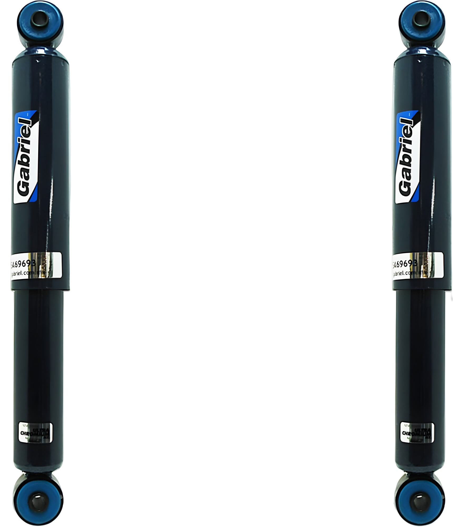 Par De Amortiguadores Gas Traseros Ultra Chromium 4WD, RWD