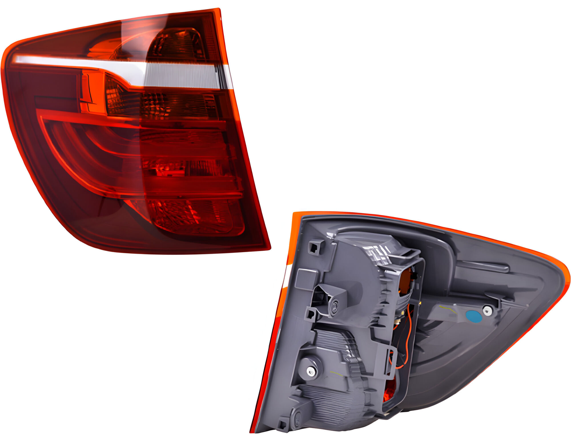 Calavera Exterior Con Leds Lado Conductor