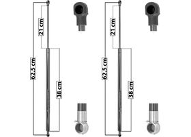 Par De Amortiguadores De 5a Puerta