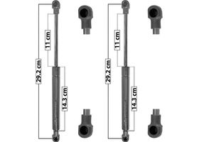 Par De Amortiguadores De Cofre