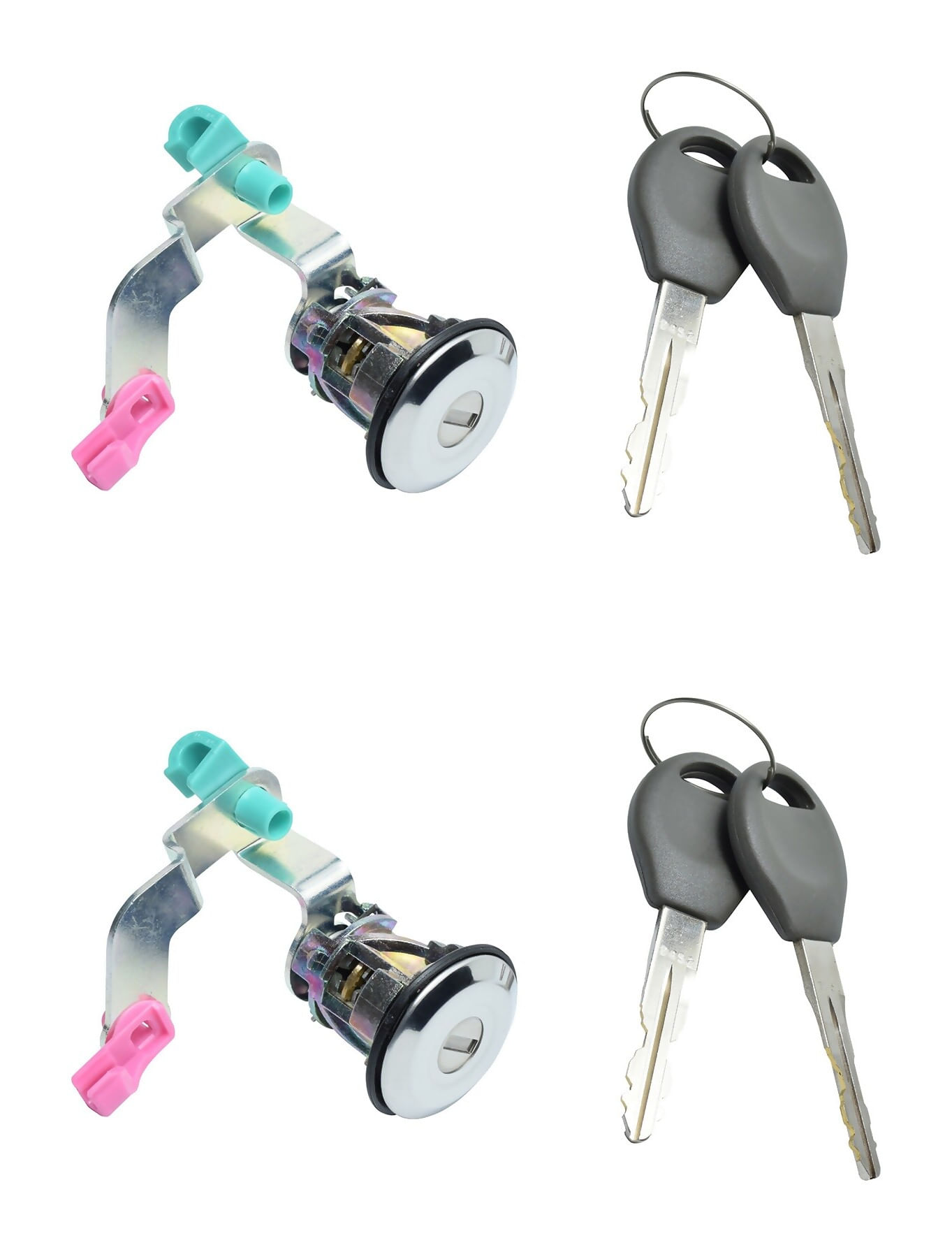 Par De Cilindros De Puertas Con Llave