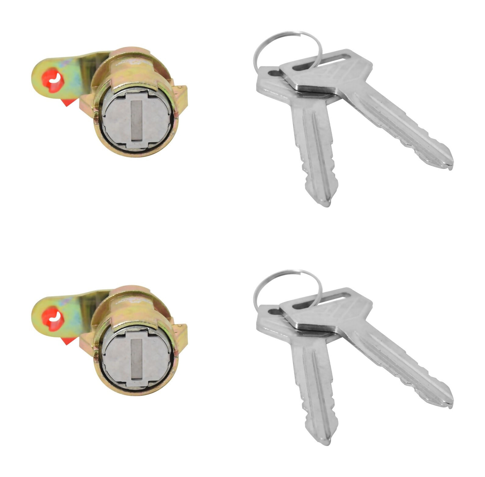 Par De Cilindros De Puertas Con Llave