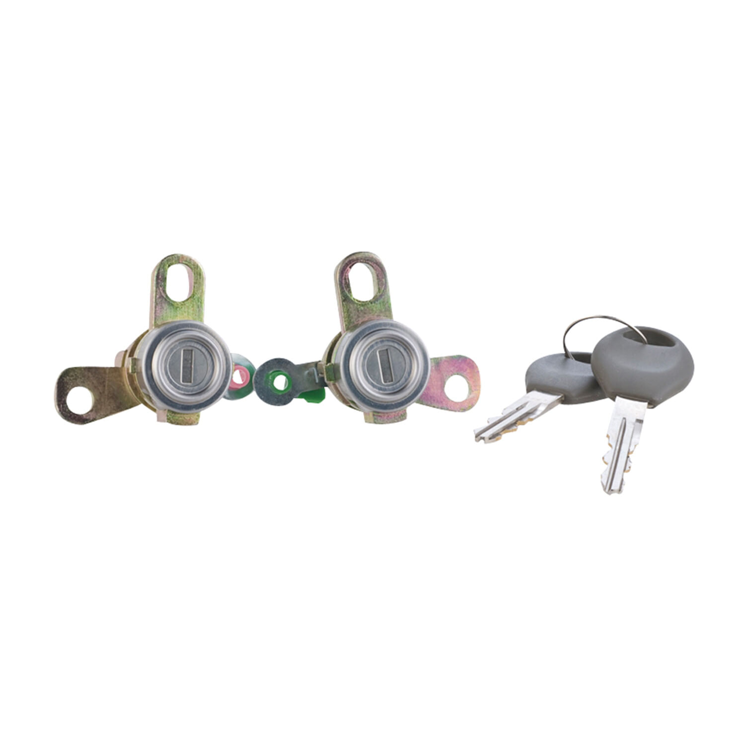 Juego De Cilindros De Puertas Con Llave Cromados