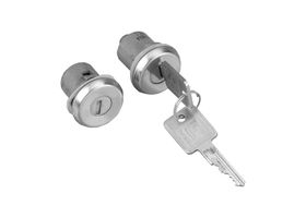Juego De Cilindros De Puertas Con Llave Cuadrada Cromados