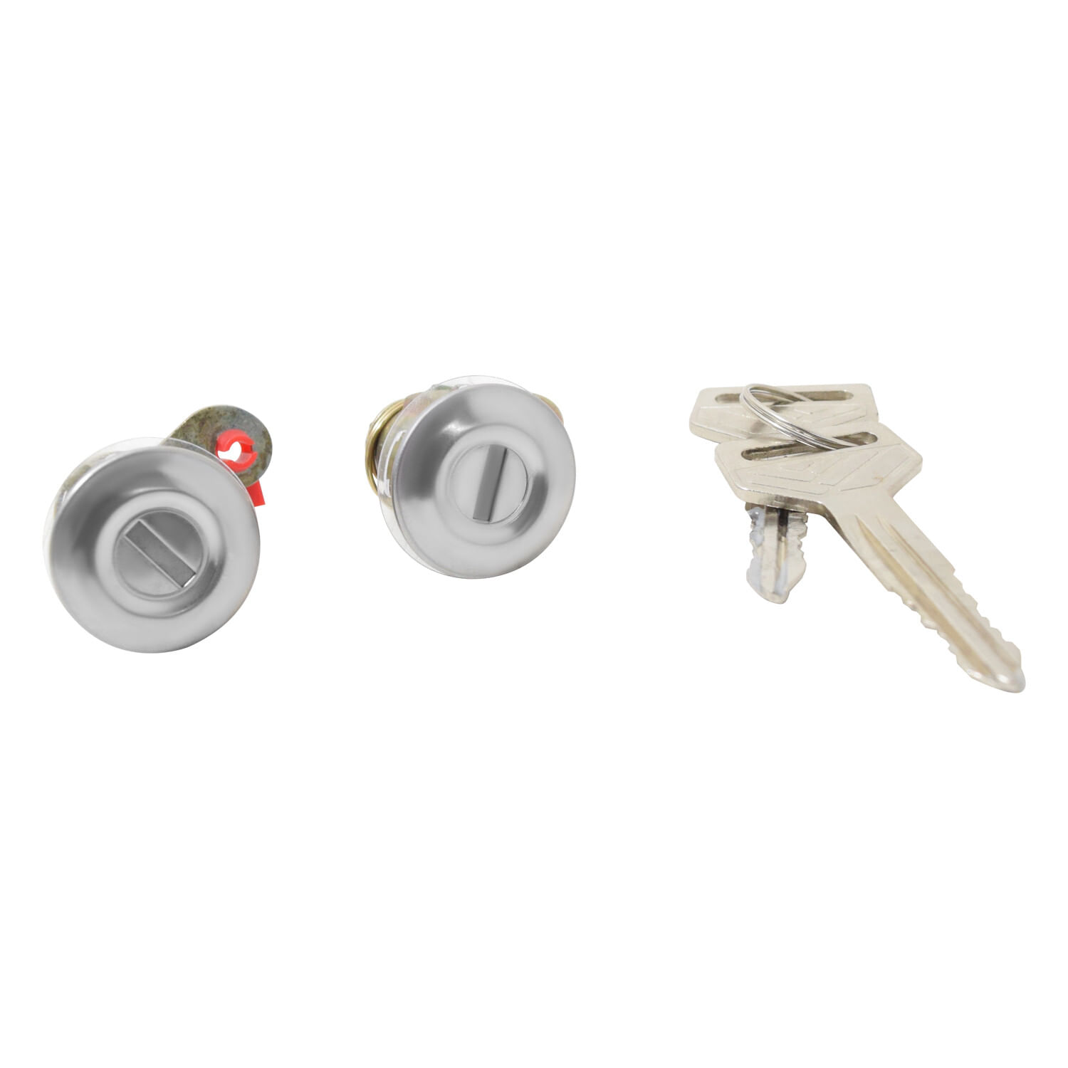 Juego De Cilindros De Puertas Con Llave Cromados
