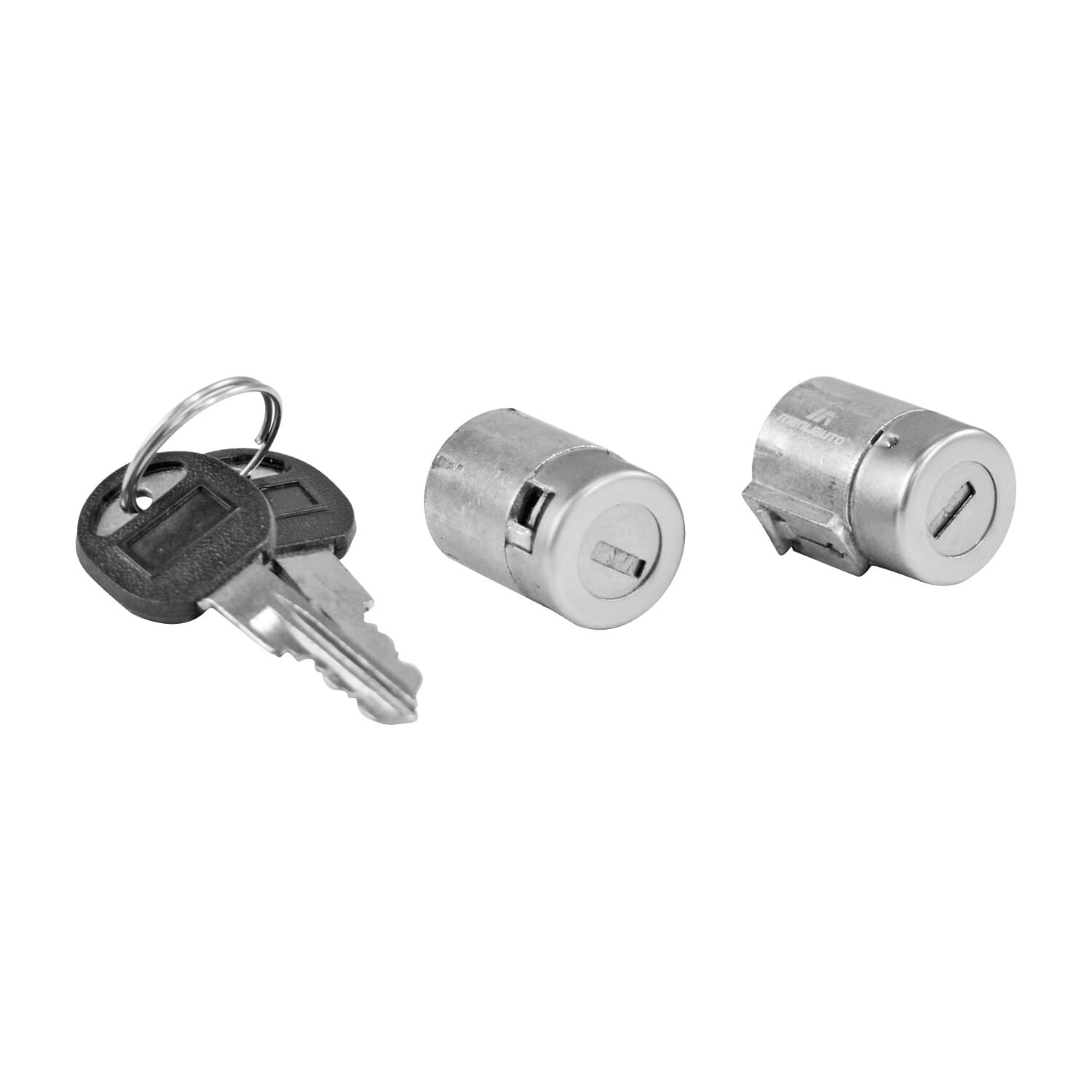 Juego De Cilindros De Puertas Con Llave Cromados