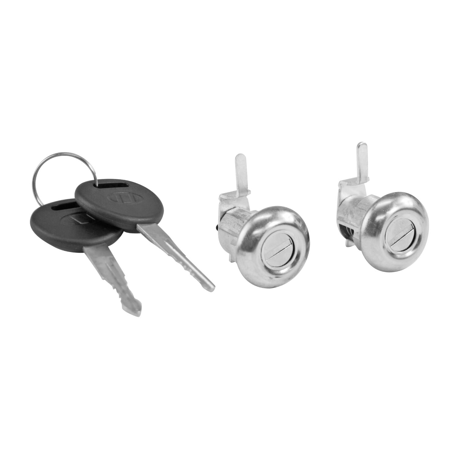 Juego De Cilindros De Puertas Con Llave Cromados