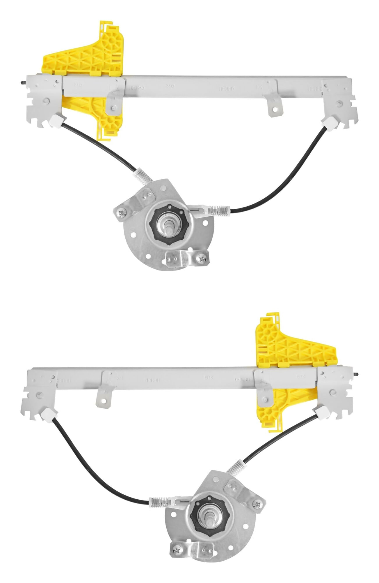 Par De Elevadores De Cristal Manuales Traseros