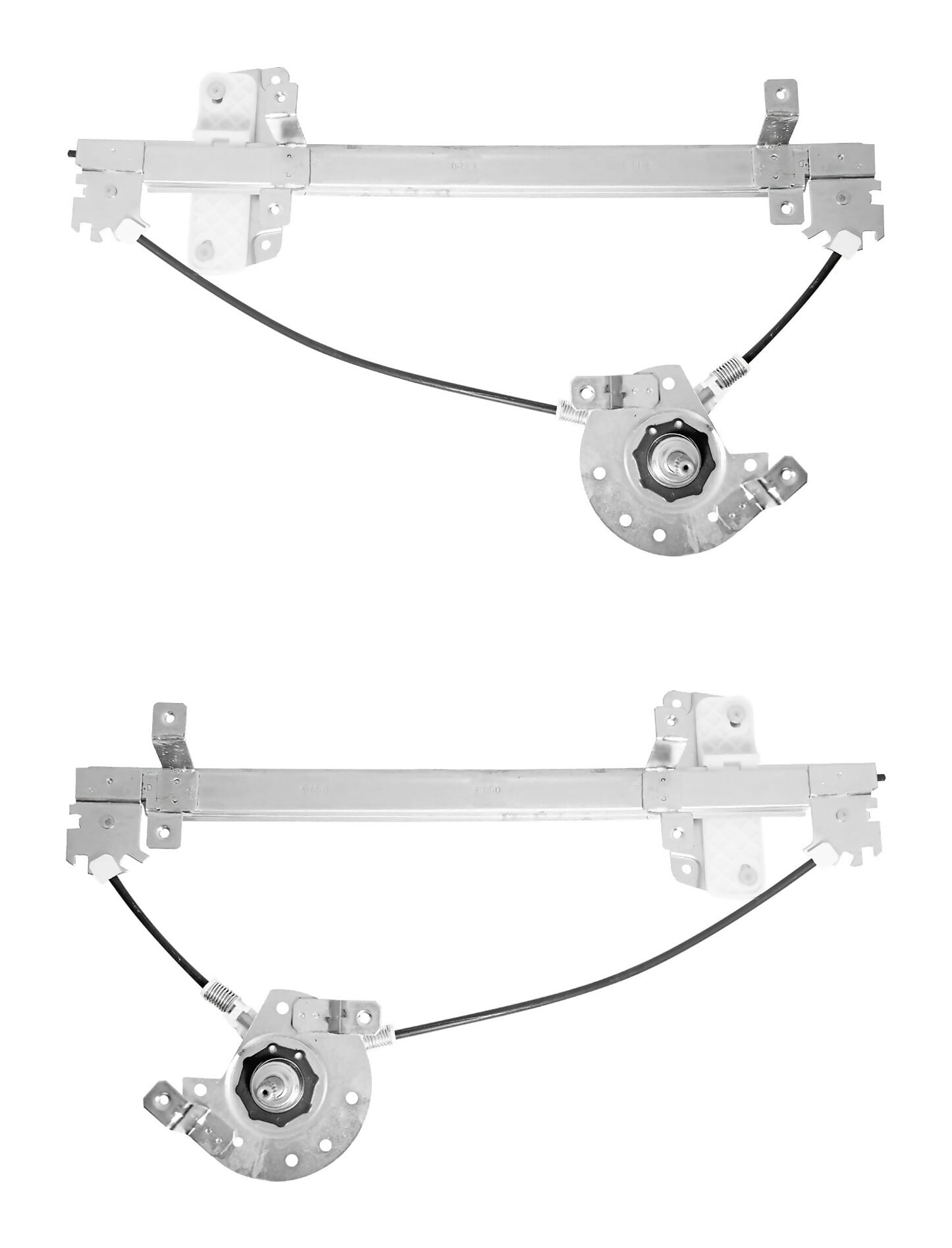 Par De Elevadores De Cristal Manuales Traseros