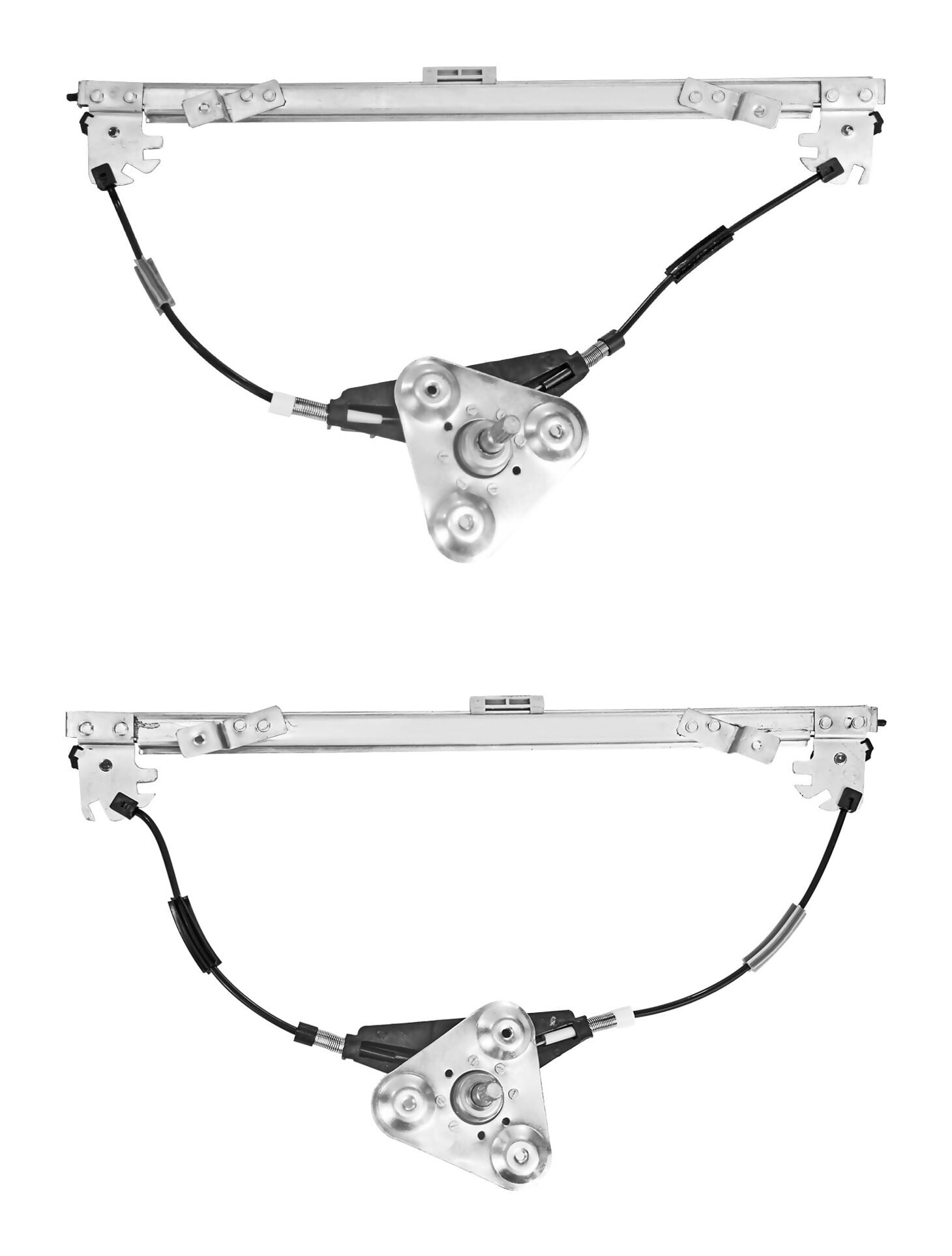 Par De Elevadores De Cristal Manuales Delanteros
