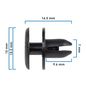 sujeauto-grapa-de-presion-negra-corrugada-para-toyota-camry-celica-1990-0