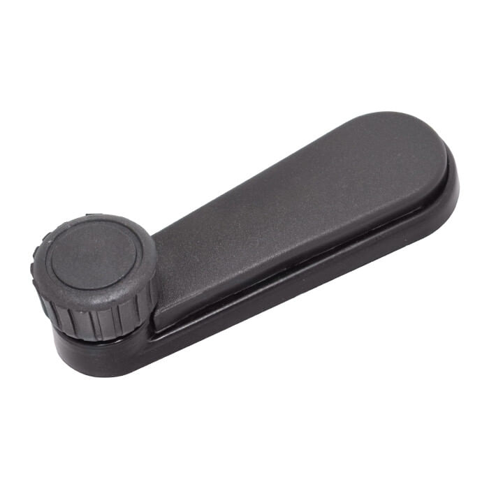 Manija Elevador Cristal Delantera Negra Para Tornillo Lado Conductor O Pasajero
