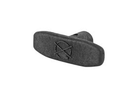 Manija Para Freno De Mano Corrugada Negra