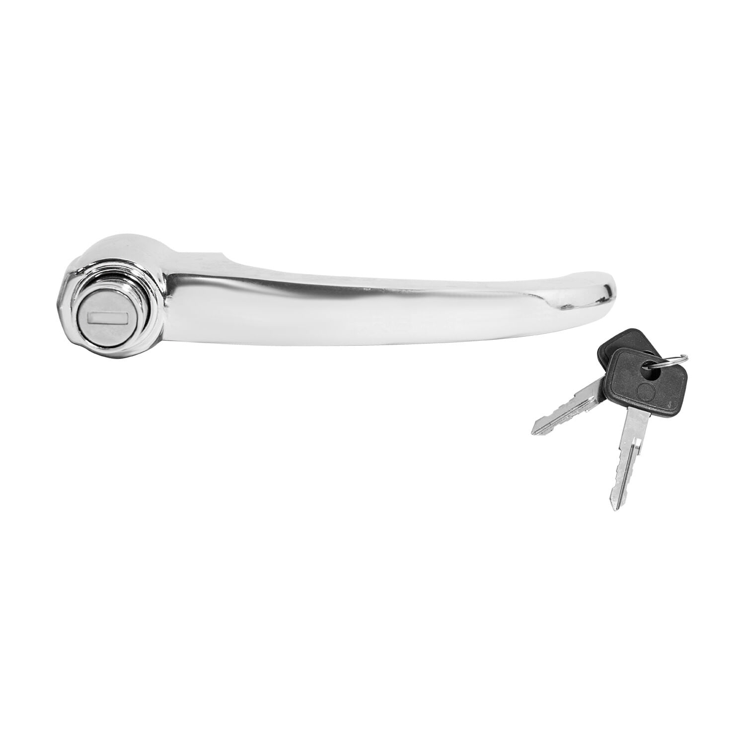 Manija Puerta Exterior Delantera Cromada Con Cilindro Con Llaves Lado Conductor O Pasajero