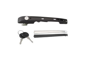 Manija Puerta Exterior Delantera Negra/Cromo Lado Pasajero