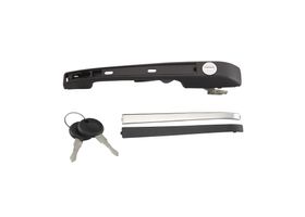 Manija Puerta Exterior Delantera Negra/Cromo Lado Conductor