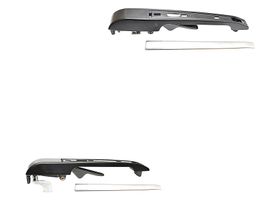 Par De Manijas De Puertas Exteriores Traseras Negras/Cromo