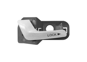 Manija Puerta Interior Trasera Plata Lado Conductor
