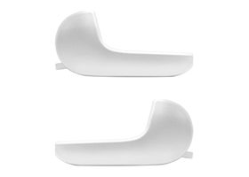 Par De Manijas De Puertas Interiores Delanteras O Traseras Plata