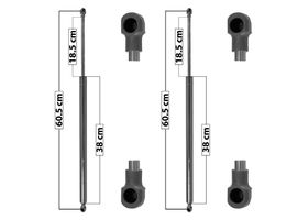 Par De Amortiguadores De 5a Puerta