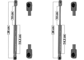 Par De Amortiguadores De Cajuela